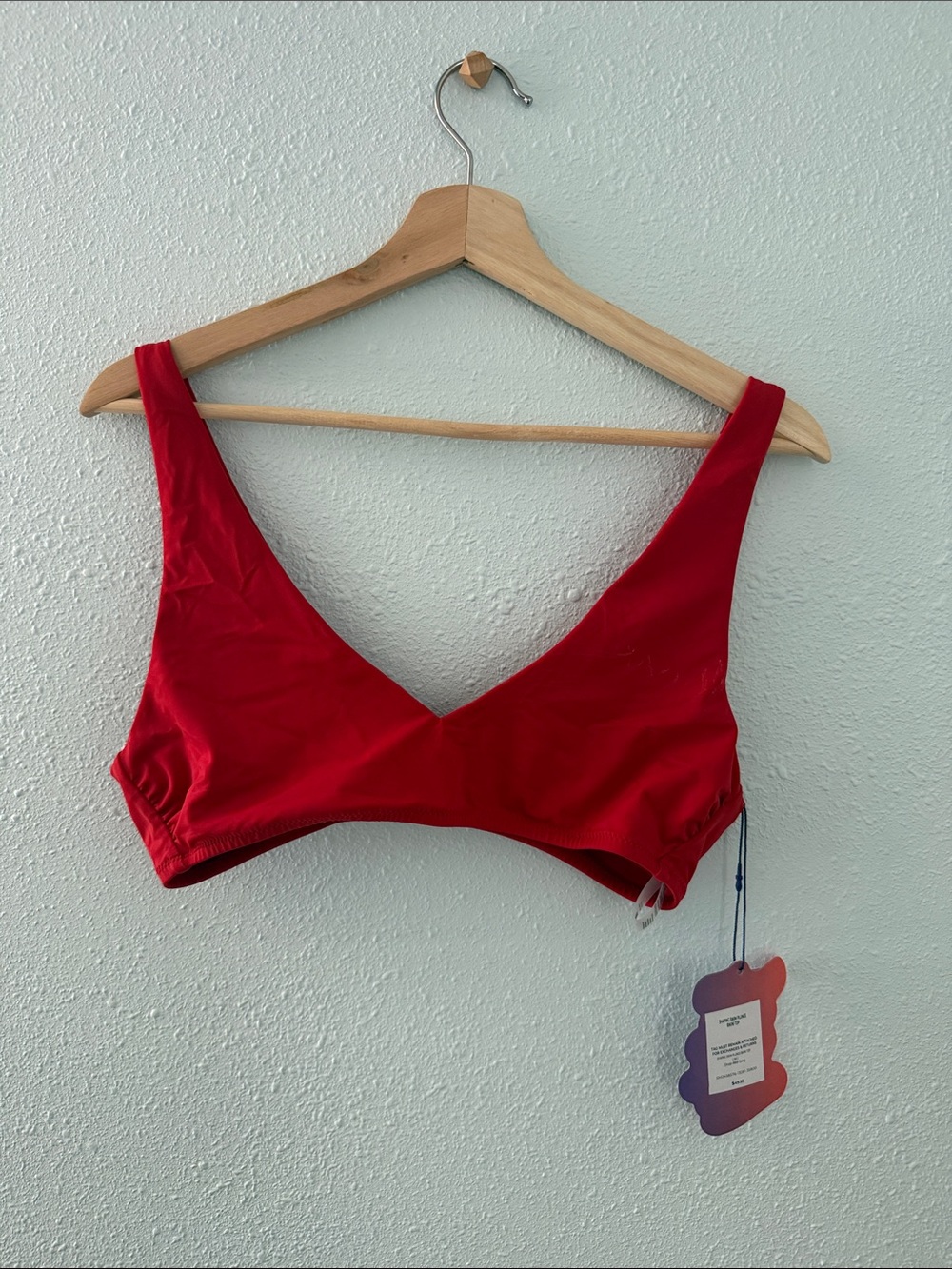 Yitty Fabletics - Red V-Neck Bikini Top - Women Intimates & Sleepwear
